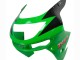 Billigste Kawasaki ZX6R Motorrad Verkleidung 1998-1999 - Grun Weiss Glanzendes Schwarz