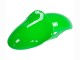 Billigste Kawasaki ZX6R Motorrad Verkleidung 1998-1999 - Grun Weiss Glanzendes Schwarz