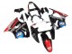 Billigste Kawasaki ZX6R Motorrad Verkleidung 2000-2002 - Glanzendes Schwarz Rot Blau Rot PlayStation 2