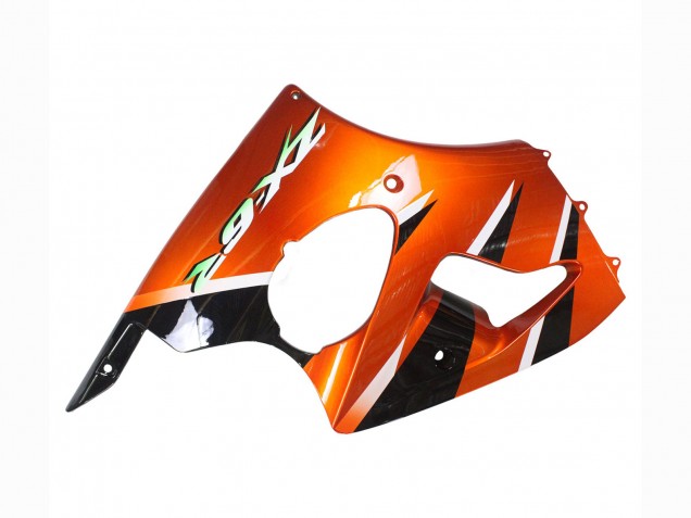 Billigste Kawasaki ZX6R Motorrad Verkleidung 2000-2002 - Orange Schwarz