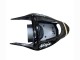 Billigste Kawasaki ZX6R Motorrad Verkleidung 2003-2004 - Glanzendes Schwarz Weiss Motul Lucky Strike