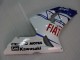 Billigste Kawasaki ZX6R Motorrad Verkleidung 2003-2004 - Weiss Blau Rot Fiat