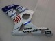 Billigste Kawasaki ZX6R Motorrad Verkleidung 2003-2004 - Weiss Blau Rot Fiat