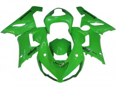 Billigste Kawasaki ZX6R Motorrad Verkleidung 2005-2006 - Grun