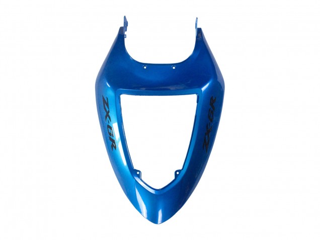 Billigste Kawasaki ZX6R Motorrad Verkleidung 2005-2006 - Glanzendes Blau
