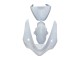 Billigste Kawasaki ZX6R Motorrad Verkleidung 2005-2006 - Weiss