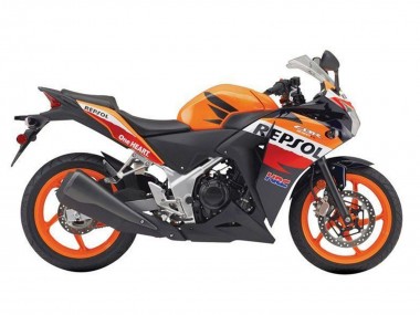 Billigste Honda CBR250RR Motorrad Verkleidung 2011-2015 - Orange Weiss Rot Glanzendes Schwarz Repsol HRC