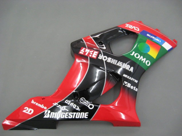 Billigste Suzuki GSXR 1000 Motorrad Verkleidung 2003-2004 - Rot Gelb Blau Grun Schwarz JOMO