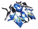 Billigste Suzuki GSXR 1000 Motorrad Verkleidung 2007-2008 - Blau Gelb Schwarz