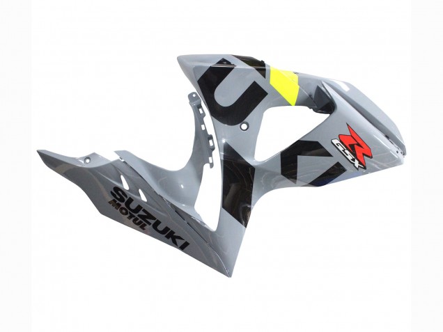 Billigste Suzuki GSXR 1000 Motorrad Verkleidung 2009-2016 - Grau Neon Gelb Schwarz Motul