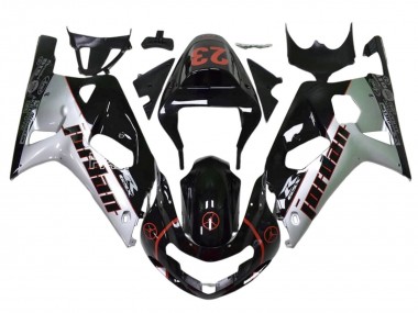 Billigste Suzuki GSXR 1000 Motorrad Verkleidung 2009-2016 - Glanzendes Schwarz Weiss Rot Jordan 23