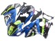 Billigste Suzuki GSXR 1300 Hayabusa Motorrad Verkleidung 1996-2007 - Blau Grun Hai 46