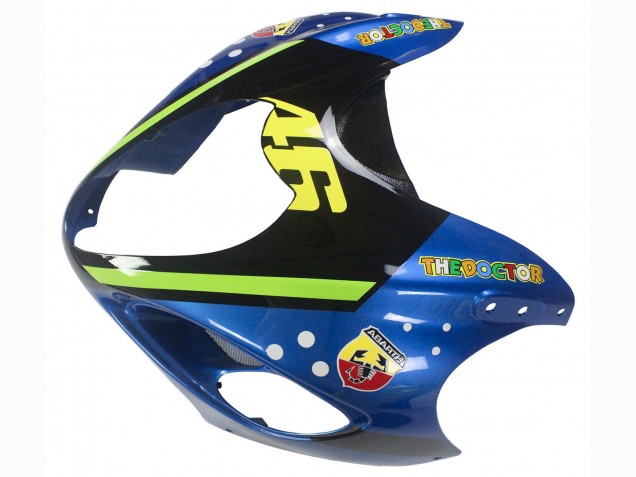 Billigste Suzuki GSXR 1300 Hayabusa Motorrad Verkleidung 1996-2007 - Blau Grun Hai 46