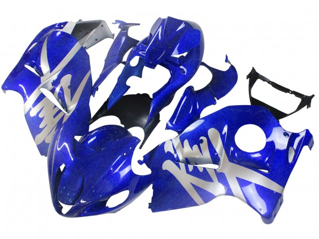 Billigste Suzuki GSXR 1300 Hayabusa Motorrad Verkleidung 1996-2007 - Glanzendes Blau
