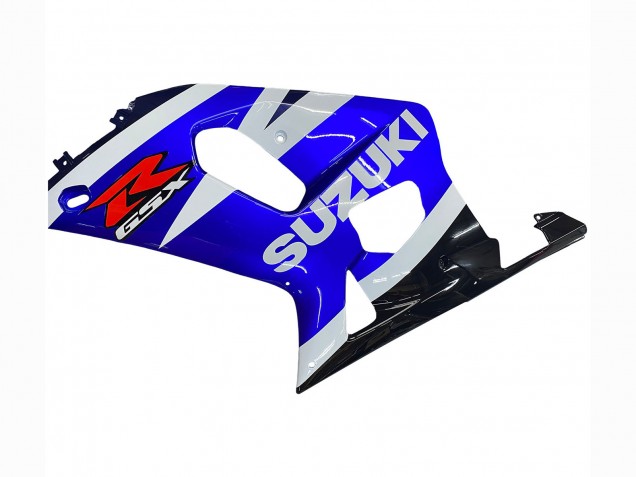 Billigste Suzuki GSXR 600 / GSXR 750 Motorrad Verkleidung 2001-2003 - Blau Weiss Glanzendes Schwarz Rot