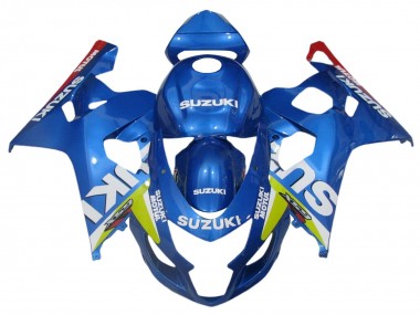 Billigste Suzuki GSXR 600 / GSXR 750 Motorrad Verkleidung 2004-2005 - Blau Grun Rot Motul