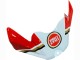 Billigste Suzuki GSXR 600 / GSXR 750 Motorrad Verkleidung 2008-2010 - Weiss Rot Motul Lucky Strike