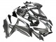 Billigste Suzuki GSXR 600 / GSXR 750 Motorrad Verkleidung 2008-2010 - Matt Grau Schwarz