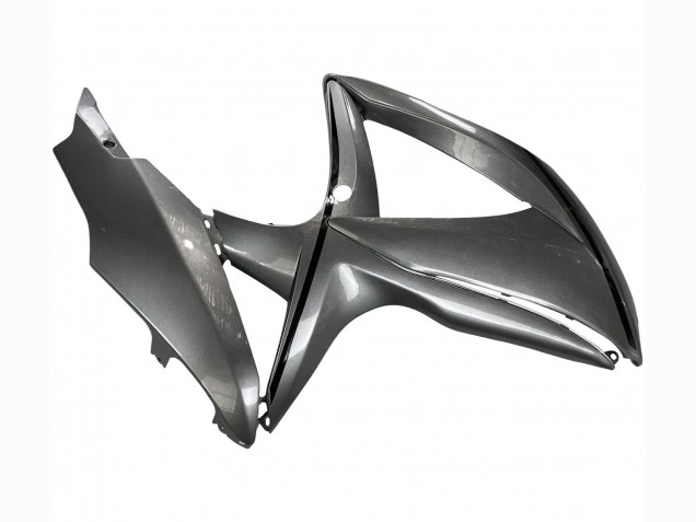 Billigste Suzuki GSXR 600 / GSXR 750 Motorrad Verkleidung 2008-2010 - Matt Grau Schwarz