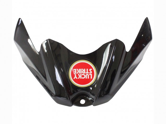Billigste Suzuki GSXR 600 / GSXR 750 Motorrad Verkleidung 2008-2010 - Glanzendes Schwarz Rot Weiss Motul Lucky Strike