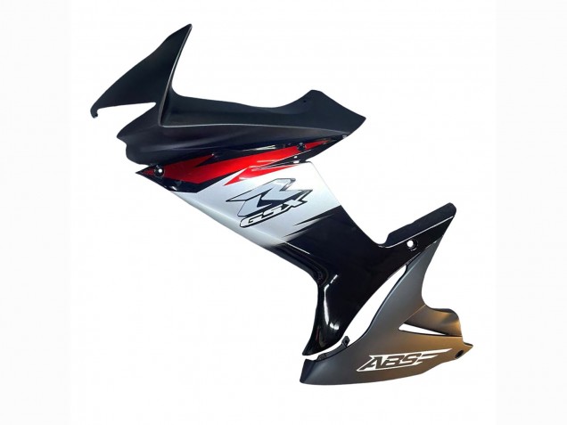 Billigste Suzuki GSXR 600 / GSXR 750 Motorrad Verkleidung 2011-2024 - Glanzendes Schwarz Geschmiedet Carbonfaser Silber Rot