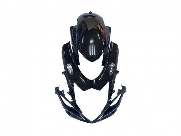 Billigste Suzuki GSXR 600 / GSXR 750 Motorrad Verkleidung 2011-2024 - Glanzendes Schwarz Geschmiedet Carbonfaser Silber Rot