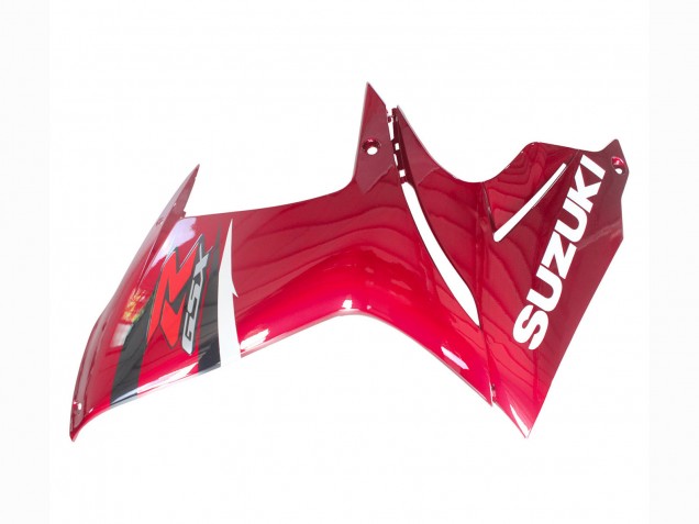 Billigste Suzuki GSXR 600 / GSXR 750 Motorrad Verkleidung 2011-2024 - Rot Glanzendes Schwarz