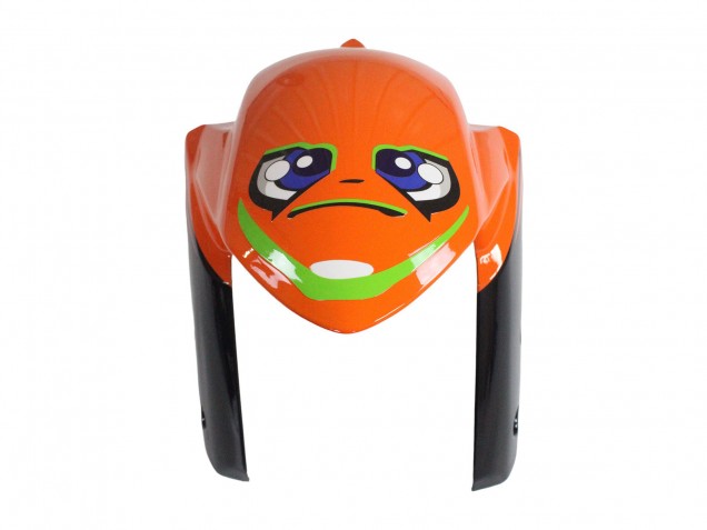 Billigste Suzuki GSXR 600 / GSXR 750 Motorrad Verkleidung 2011-2024 - Hellblau Orange Schwarz Weiss Hai 46