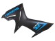 Billigste Suzuki GSXR 600 / GSXR 750 Motorrad Verkleidung 2011-2024 - Blau Matt Schwarz
