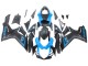 Billigste Suzuki GSXR 600 / GSXR 750 Motorrad Verkleidung 2011-2024 - Blau Matt Schwarz