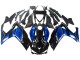 Billigste Yamaha YZF R3/R25 Motorrad Verkleidung 2015-2018 - Blau Glanzendes Schwarz