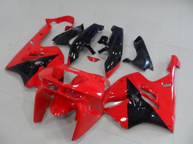 Billigste Kawasaki ZX9R Motorrad Verkleidung 1994-1997 - Rot Glanzendes Schwarz