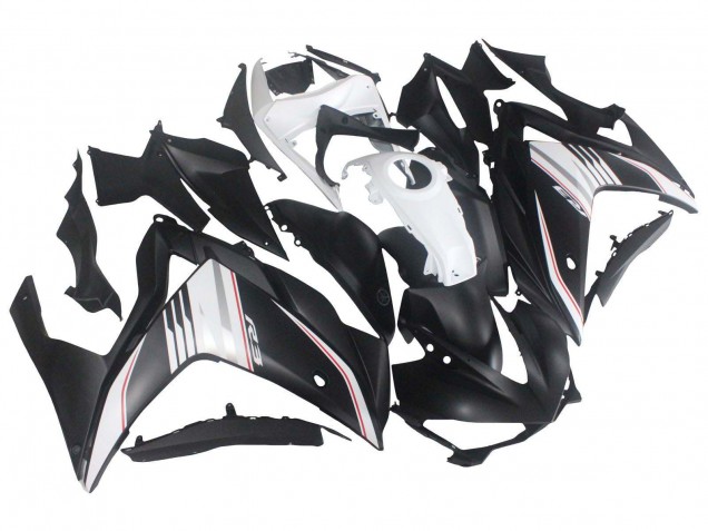 Billigste Yamaha YZF R3/R25 Motorrad Verkleidung 2015-2018 - Weiss Rot Matt Schwarz