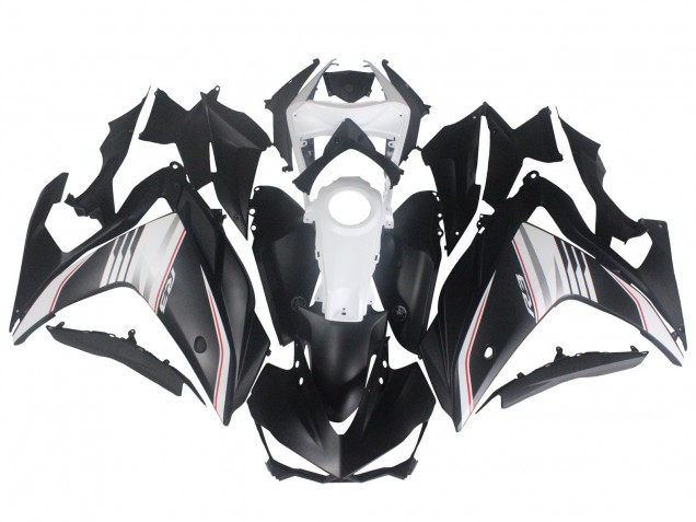 Billigste Yamaha YZF R3/R25 Motorrad Verkleidung 2015-2018 - Weiss Rot Matt Schwarz