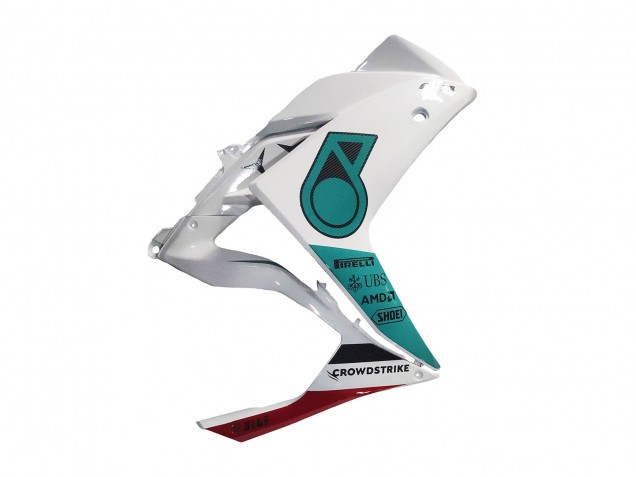 Billigste Yamaha YZF R3/R25 Motorrad Verkleidung 2015-2018 - Weiss Grun Glanzendes Schwarz