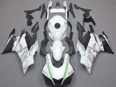 Billigste Yamaha YZF R3/R25 Motorrad Verkleidung 2019-2021 - Weiss Grun Silber Schwarz