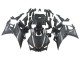 Billigste Yamaha YZF R3/R25 Motorrad Verkleidung 2019-2021 - Matt Schwarz Silber