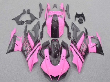 Billigste Yamaha YZF R3/R25 Motorrad Verkleidung 2019-2021 - Rosa Schwarz Monster