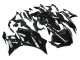 Billigste Yamaha YZF R3/R25 Motorrad Verkleidung 2019-2021 - Glanzendes Schwarz Weiss