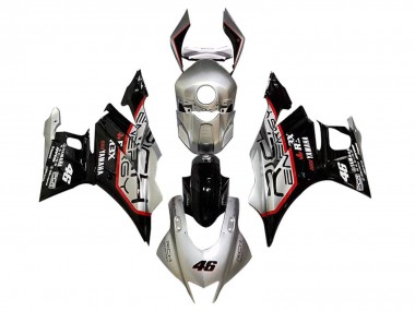 Billigste Yamaha YZF R3/R25 Motorrad Verkleidung 2019-2021 - Silber Rot Schwarz 46