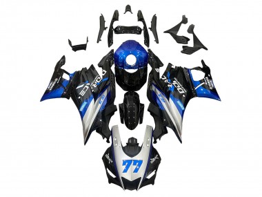 Billigste Yamaha YZF R3/R25 Motorrad Verkleidung 2019-2021 - Silber Blau Schwarz 77