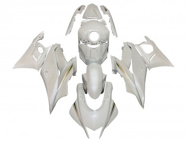 Billigste Yamaha YZF R3/R25 Motorrad Verkleidung 2019-2021 - Weiss Gold