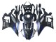 Billigste Yamaha YZF R3/R25 Motorrad Verkleidung 2022-2024 - Marble Schwarz Silber Blau Geschmiedet Carbonfaser Stil