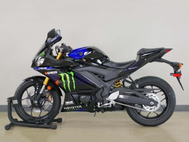 Billigste Yamaha YZF R3/R25 Motorrad Verkleidung 2022-2024 - Blau Grun Schwarz Monster Yamalube ENEOS