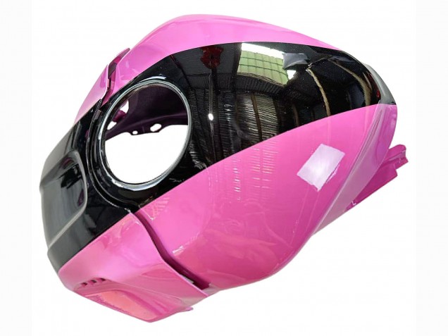Billigste Yamaha YZF R3/R25 Motorrad Verkleidung 2022-2024 - Rosa Glanzendes Schwarz Monster