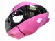 Billigste Yamaha YZF R3/R25 Motorrad Verkleidung 2022-2024 - Rosa Glanzendes Schwarz Monster