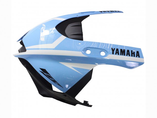 Billigste Yamaha YZF R3/R25 Motorrad Verkleidung 2022-2024 - Weiss Hellblau