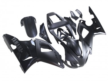 Billigste Yamaha YZF 1000 R1 Motorrad Verkleidung 1998-1999 - Matt Schwarz Glanzendes Schwarz