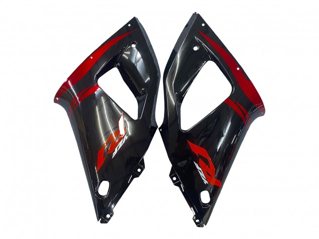 Billigste Yamaha YZF 1000 R1 Motorrad Verkleidung 1998-1999 - Glanzendes Schwarz Rot