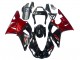 Billigste Yamaha YZF 1000 R1 Motorrad Verkleidung 1998-1999 - Glanzendes Schwarz Rot